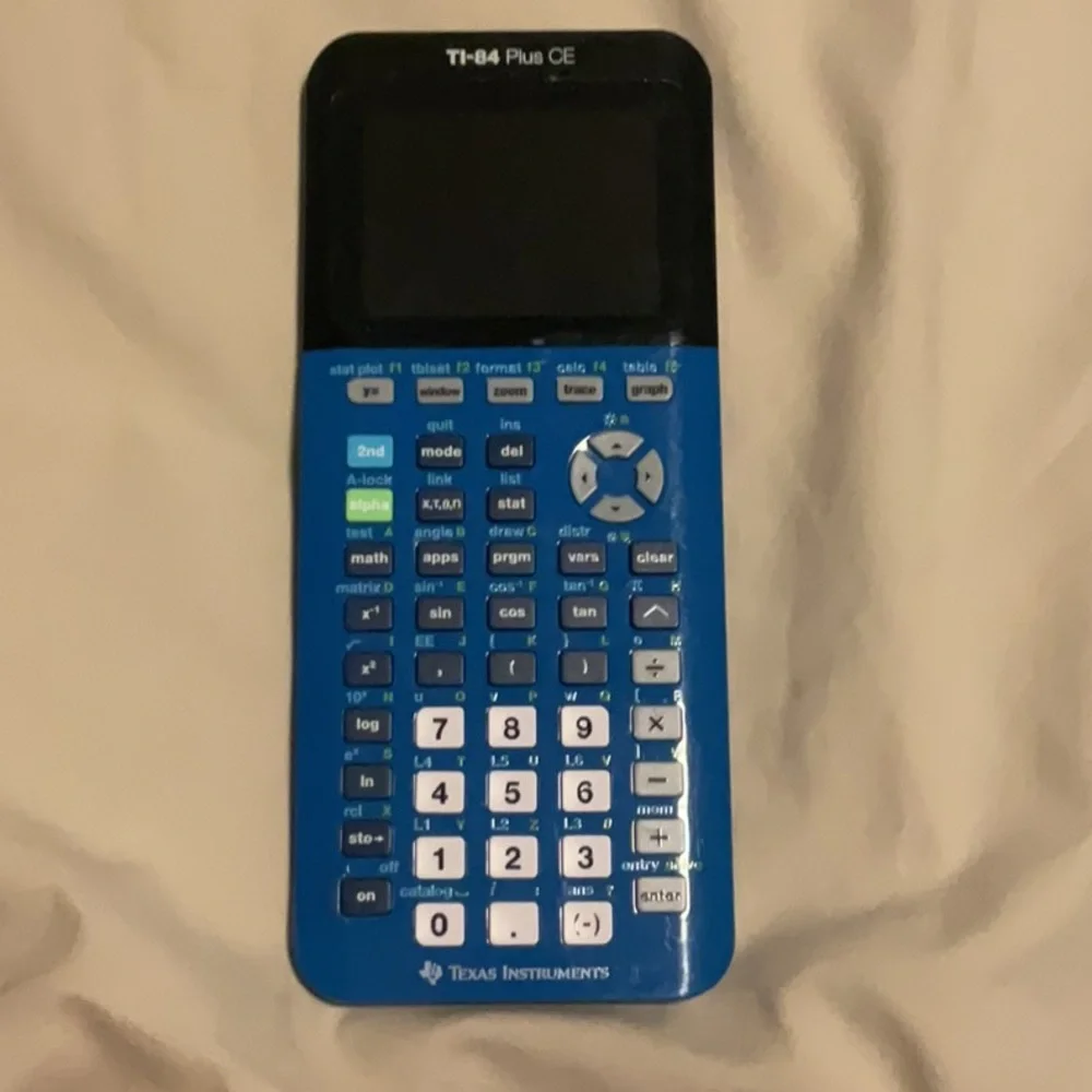 Texas Instruments Blue Cell Phone Accessory - Picture 1 of 1